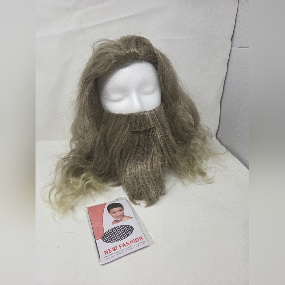 Men's Justice League Aquaman Beard and Wig